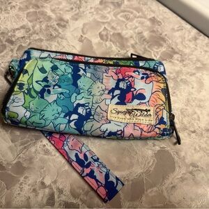 SIPSEY WILDER - Colorful Cat Wristlet
